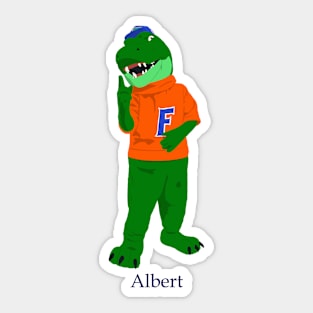 Albert Florida Gators Drawing Sticker